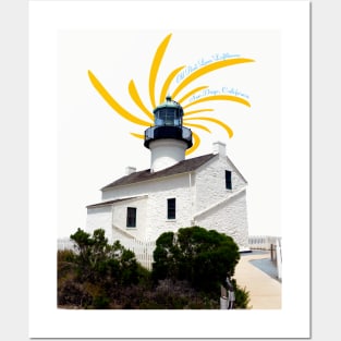 Old Point Loma Lighthouse San Diego California Posters and Art